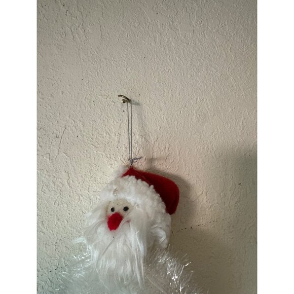 Holiday Time Santa Claus Floppy Figurine Decoration Fuzzy Beard & Mittens NWT - Picture 4 of 13